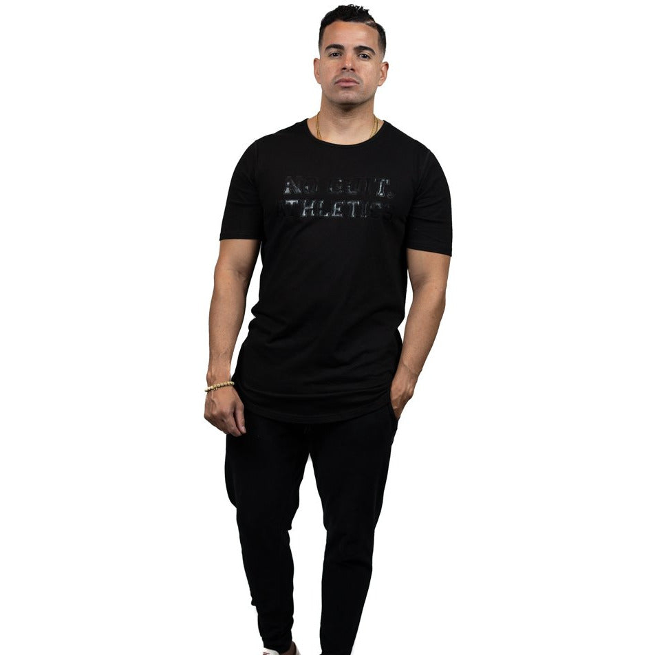 ATHLETE PREMIUM T-SHIRT- BLACK - noquitsociety