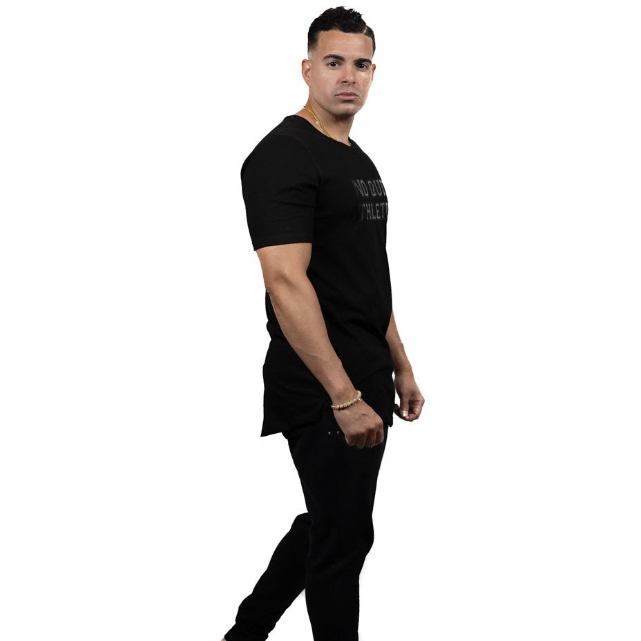 ATHLETE PREMIUM T-SHIRT- BLACK - noquitsociety
