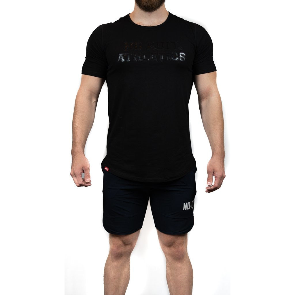 ATHLETE PREMIUM T-SHIRT- BLACK - noquitsociety