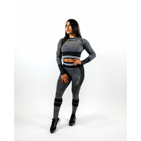 LUX SEAMLESS SET - BLACK - noquitsociety