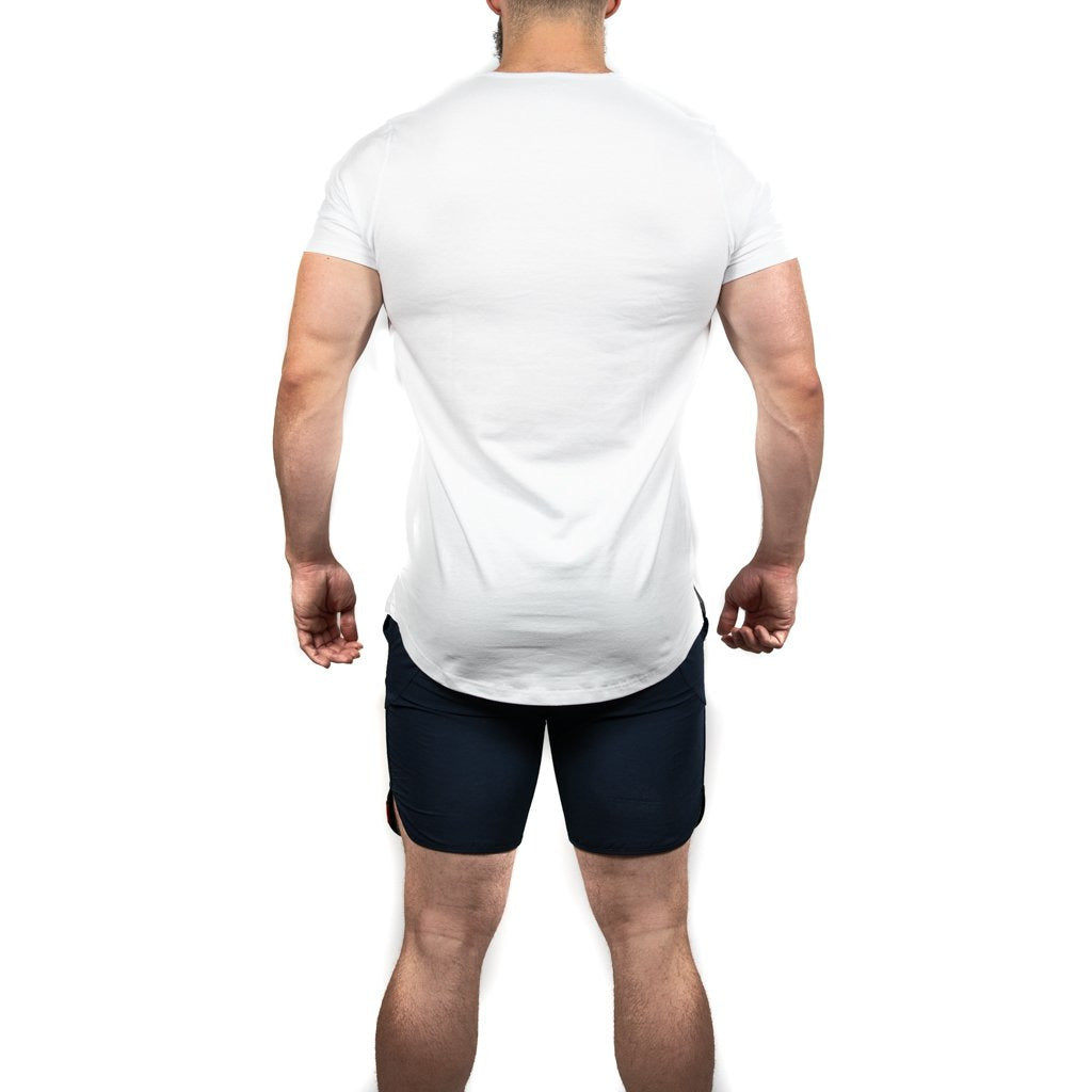 ATHLETE PREMIUM T-SHIRT - WHITE - noquitsociety