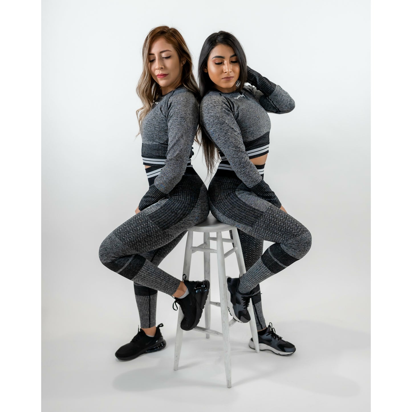 LUX SEAMLESS SET - BLACK - noquitsociety