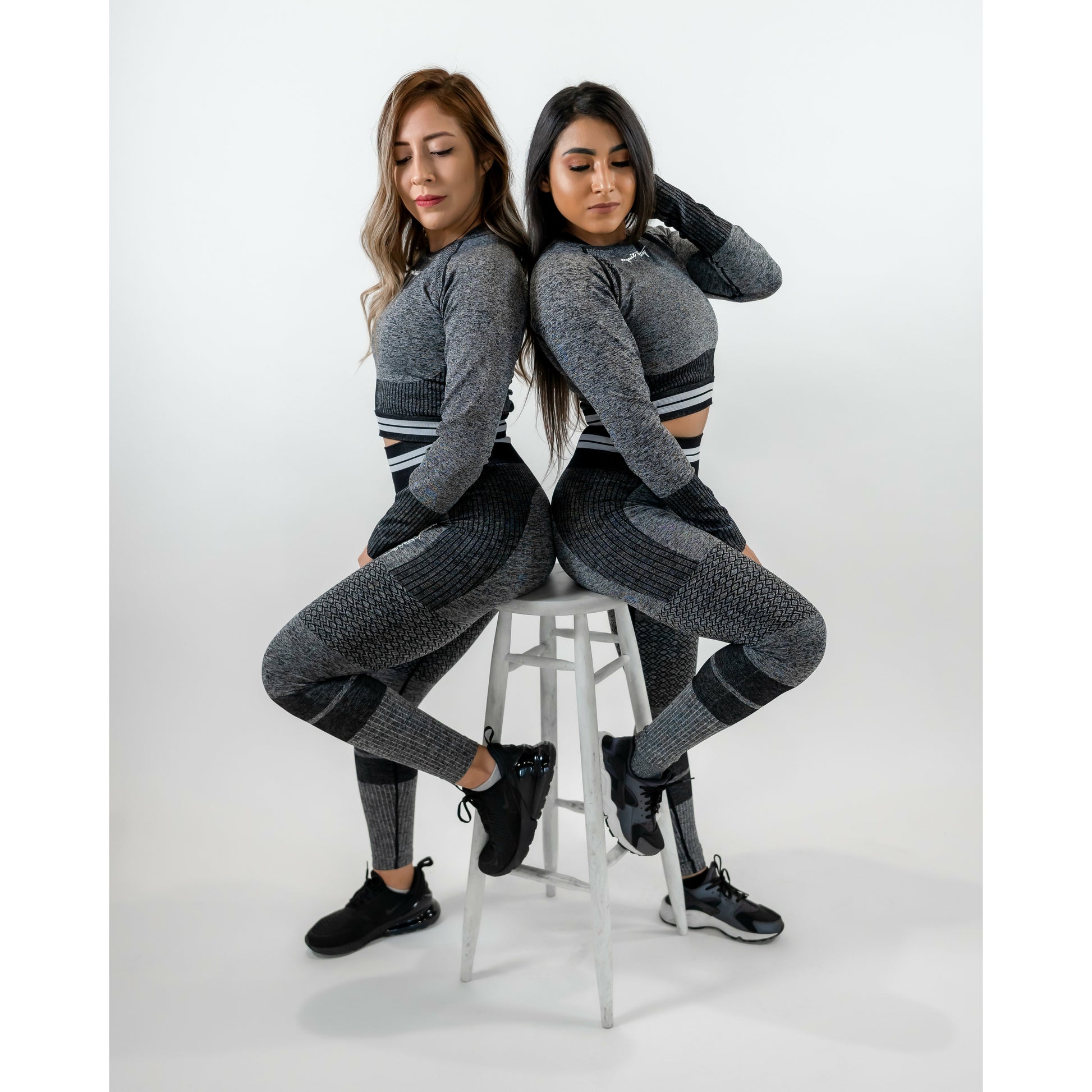 LUX SEAMLESS SET - BLACK - noquitsociety