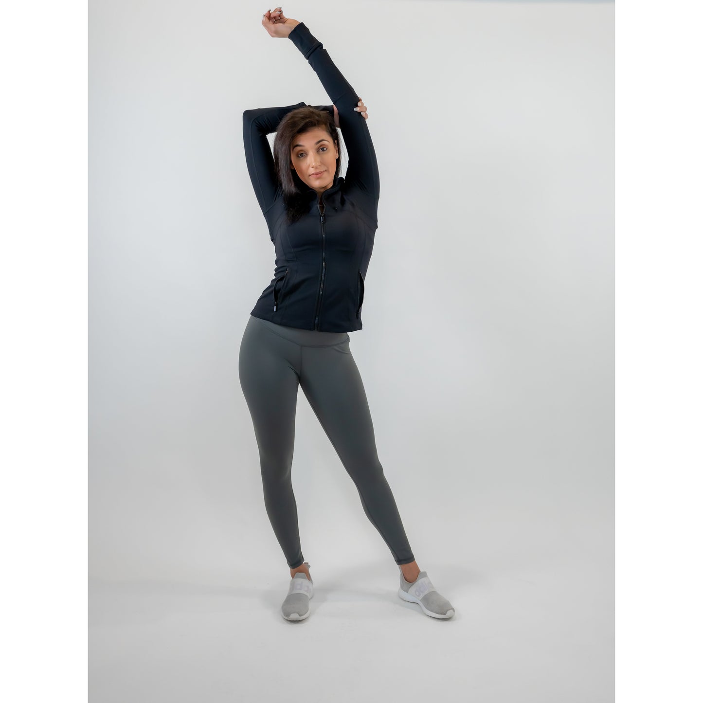 FLEX JACKET - PHANTOM BLACK - noquitsociety