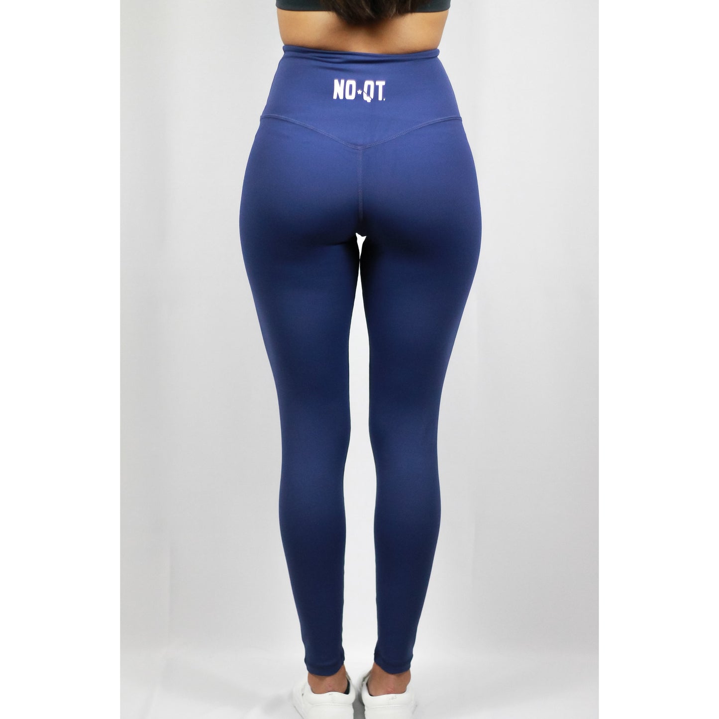 ASPIRE HIGH WAISTED LEGGINGS - MID NIGHT BLUE - noquitsociety