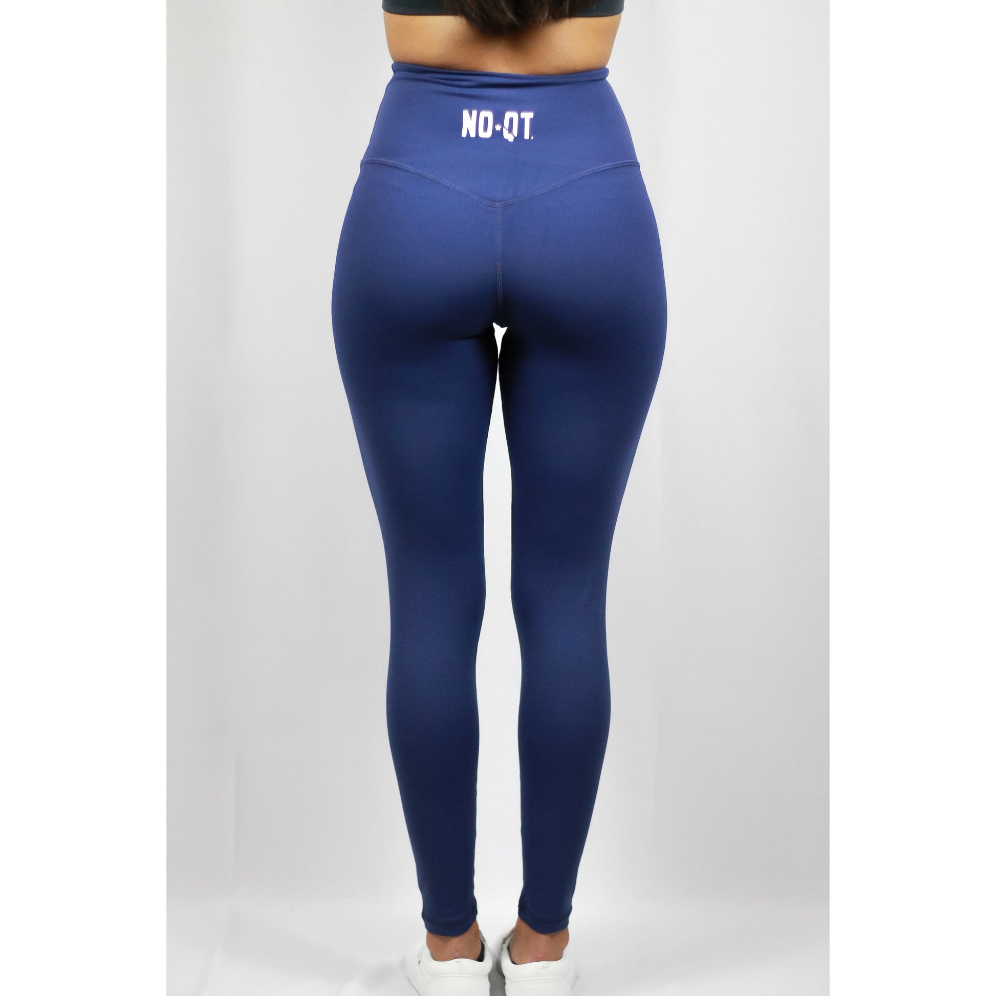 ASPIRE HIGH WAISTED LEGGINGS - MID NIGHT BLUE - noquitsociety