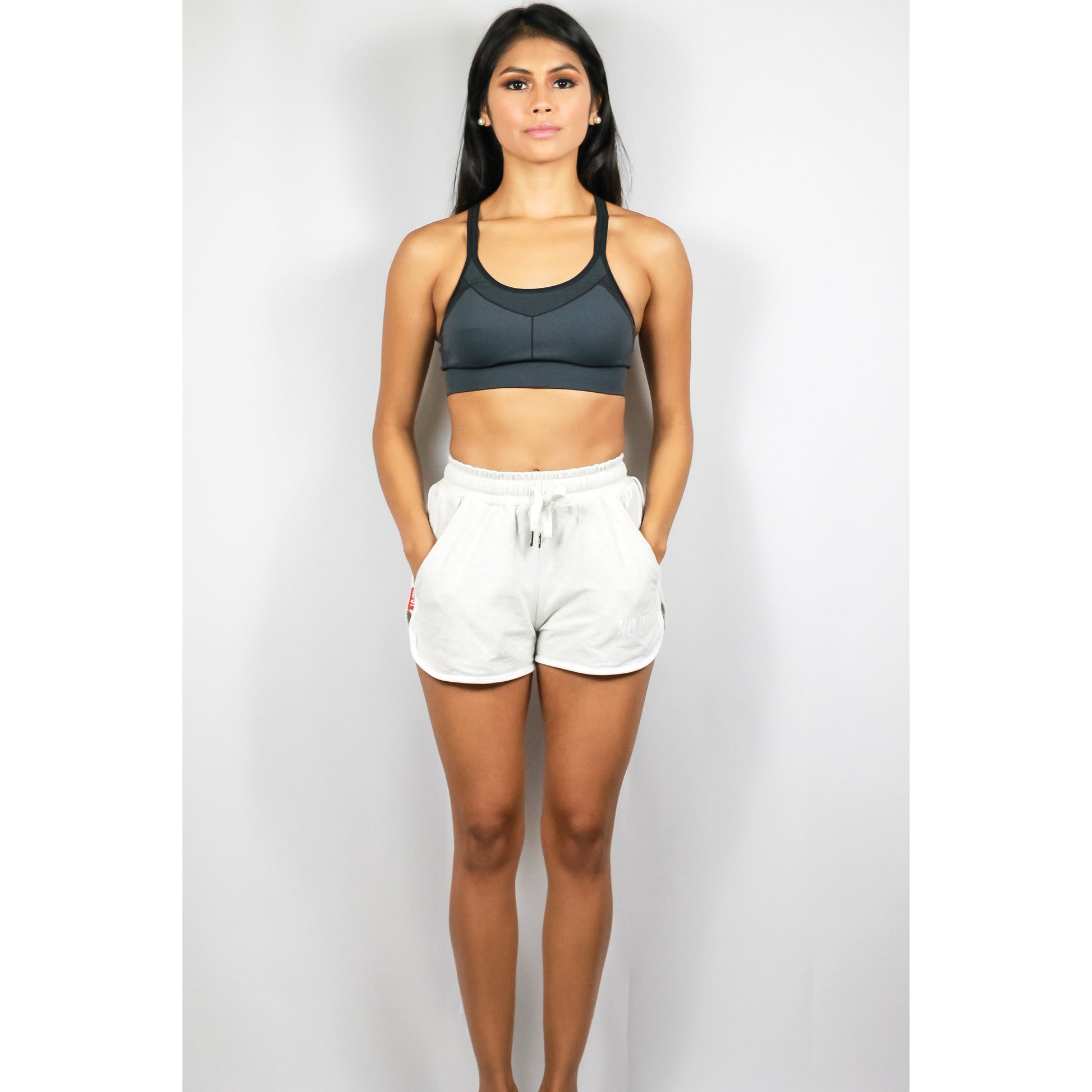 Everyday Shorts - Heather Grey - noquitsociety