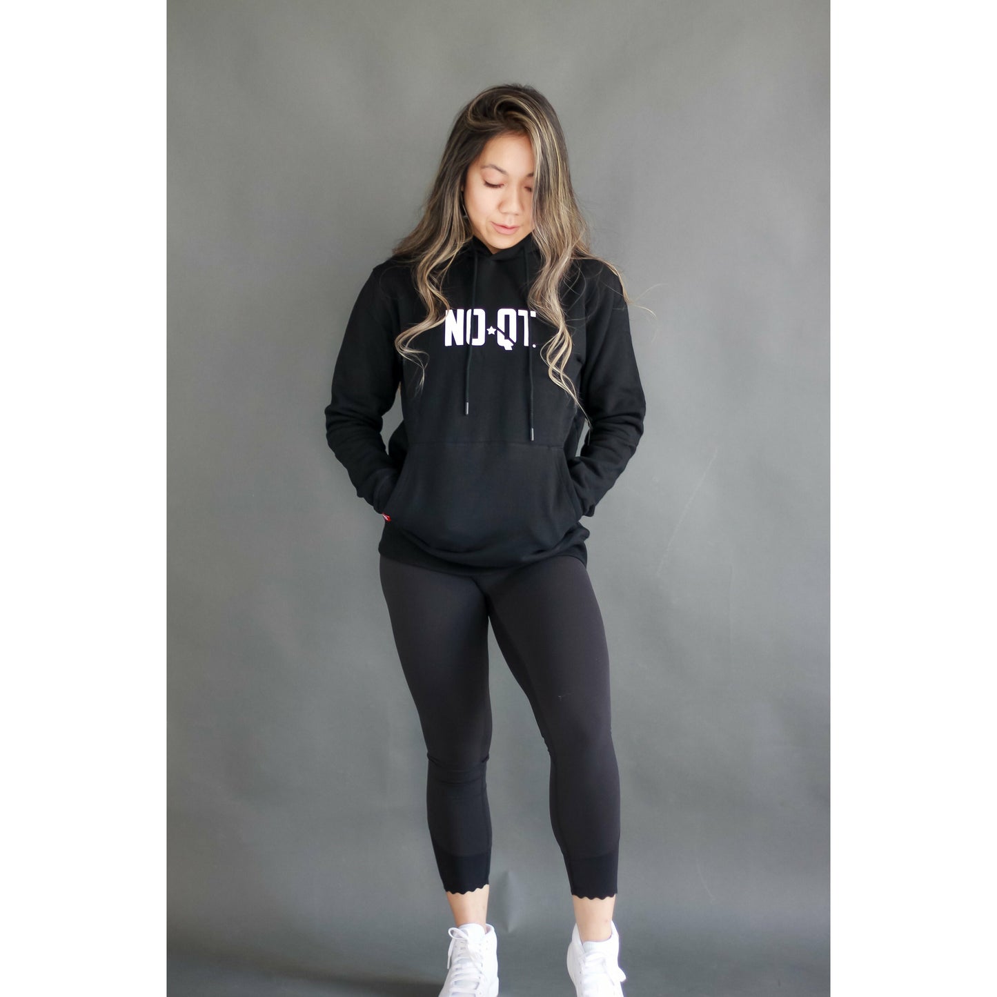 LIFESTYLE HOODIE - BLACK - noquitsociety