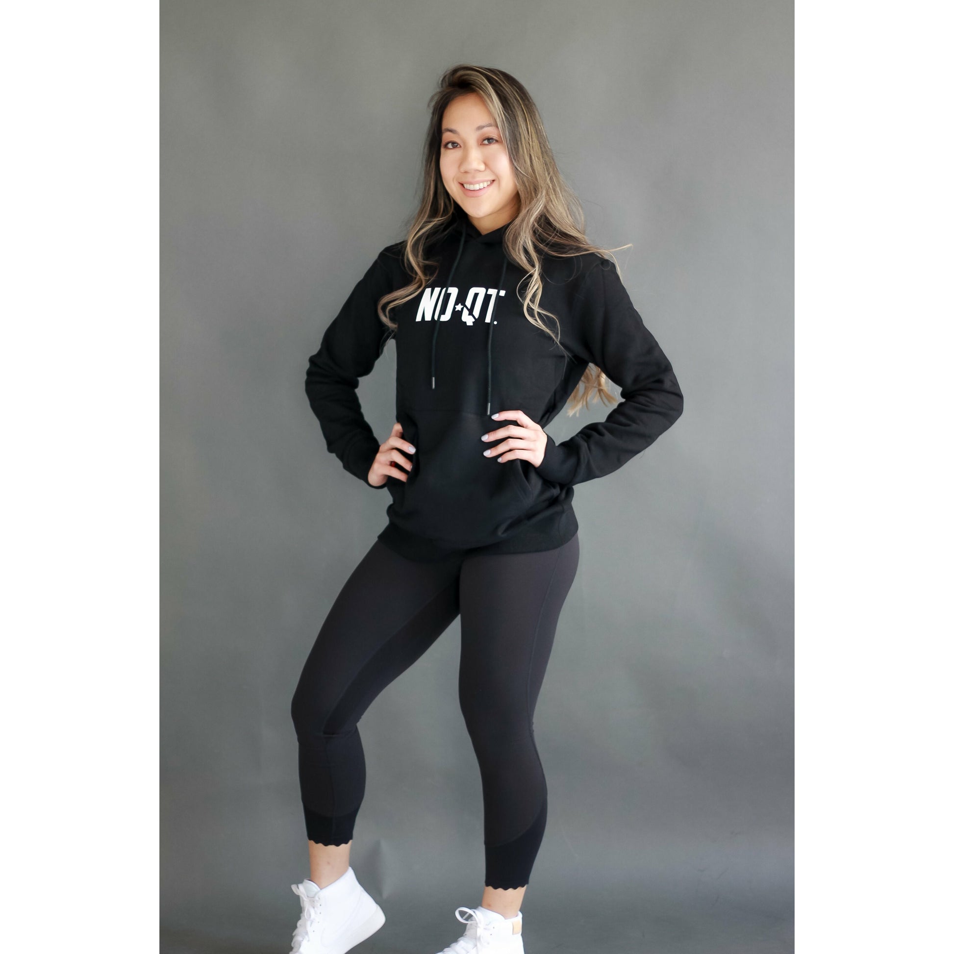 LIFESTYLE HOODIE - BLACK - noquitsociety