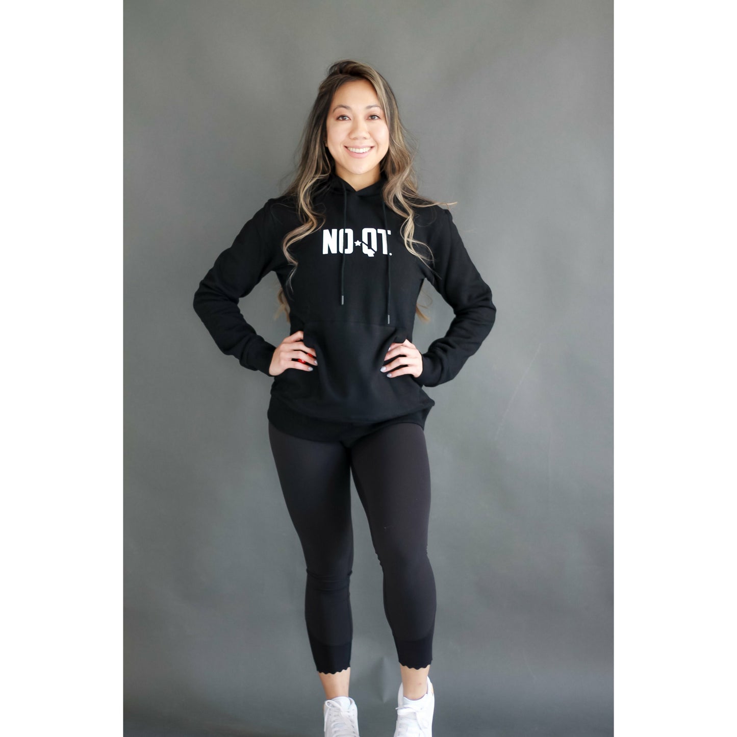 LIFESTYLE HOODIE - BLACK - noquitsociety