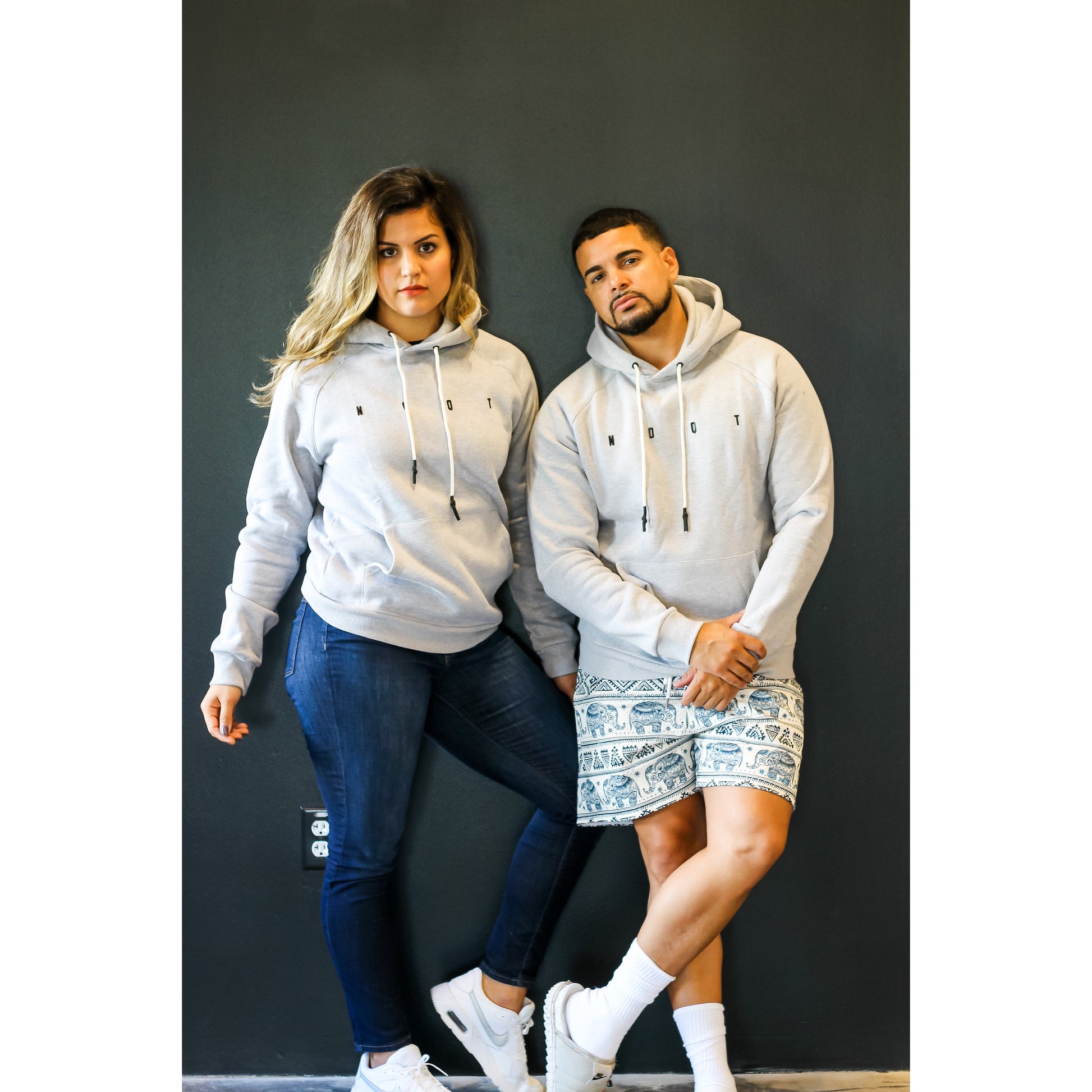 JACKED OVERSIZED HOODIE- GREY - noquitsociety