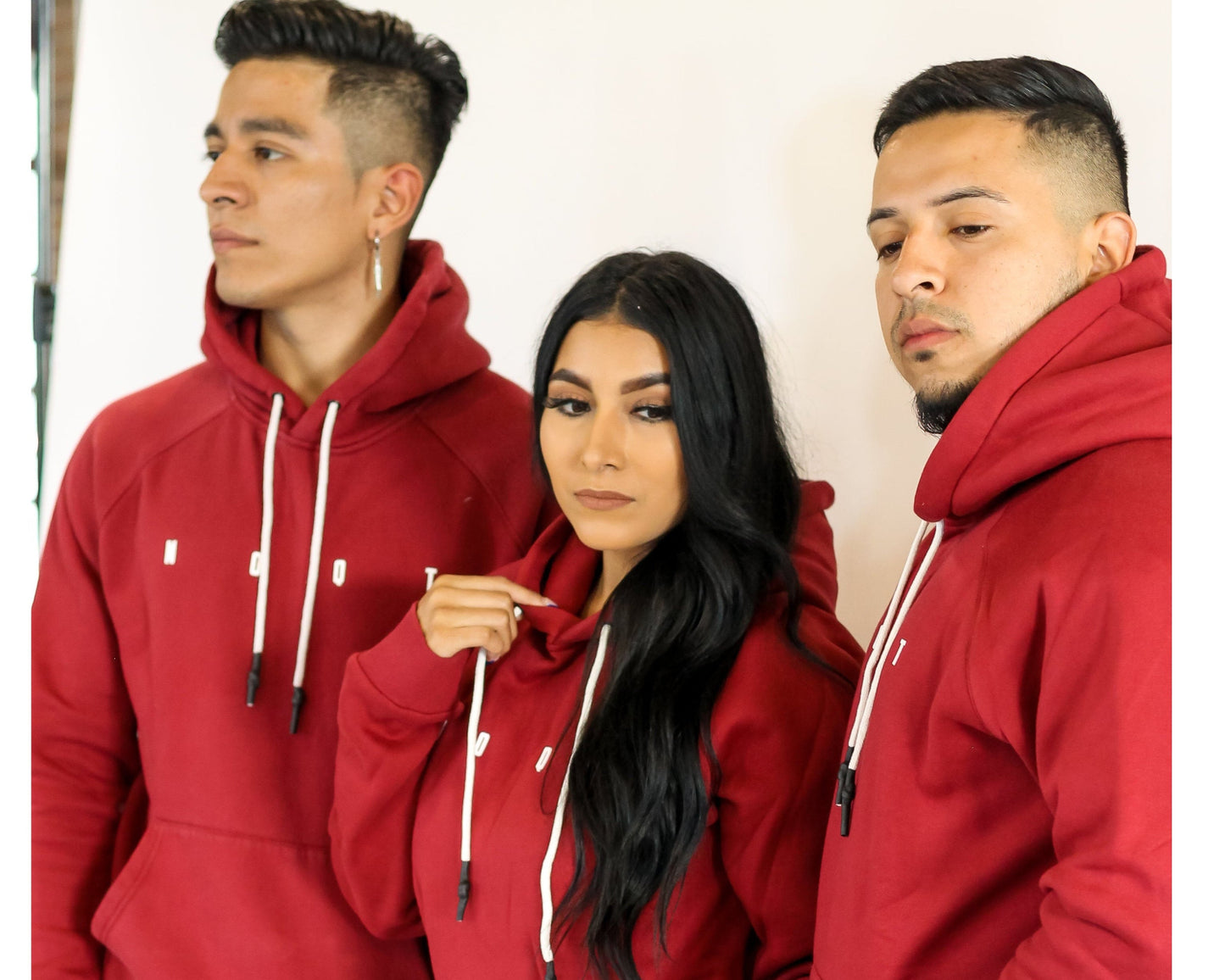 JACKED OVERSIZE HOODIE- BURGUNDY - noquitsociety