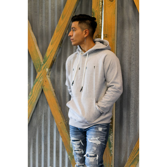 JACKED OVERSIZED HOODIE- GREY - noquitsociety