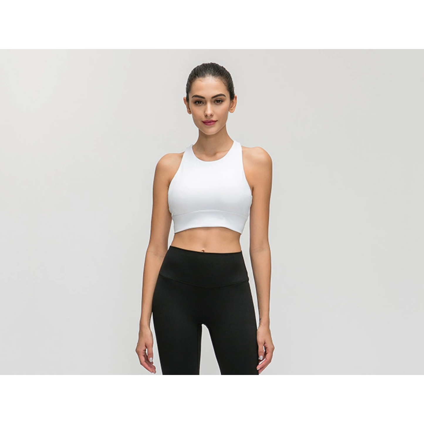 LIMITLESS SPORT BRA - PURE WHITE - noquitsociety
