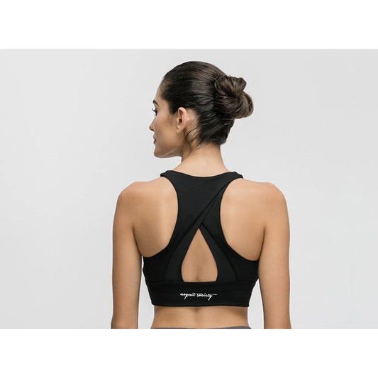 LIMITLESS SPORT BRA- BLACK - noquitsociety