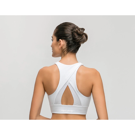 LIMITLESS SPORT BRA - PURE WHITE - noquitsociety